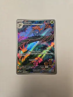Pokemon Gloom 198/197 SV03 Obsidian Flames Illustration Rare Full Art Holo Card - Image 1