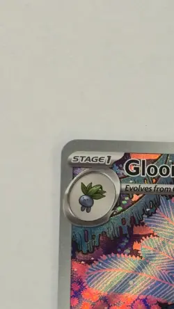 Pokemon Gloom 198/197 SV03 Obsidian Flames Illustration Rare Full Art Holo Card - Image 3