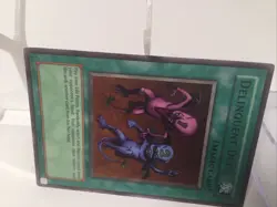 1996 yugioh delinquent duo MRL-039 Magic Card Nice Condition In Mag Case. - Image 4