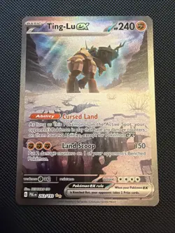 Pokemon TCG Ting-Lu EX Scarlet & Violet Card 263/193 Special Illustration Rare - Image 1