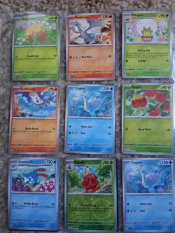 Pokemon Stellar Crown Reverse Holo + Holo Lot (185) Cards Mint some Duplicates - Image 3