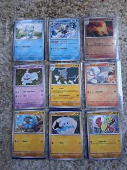 Pokemon Stellar Crown Reverse Holo + Holo Lot (185) Cards Mint some Duplicates - Image 5