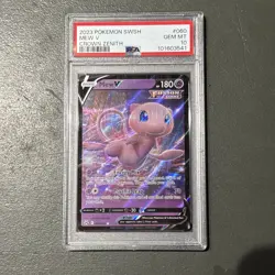 PSA 10 Mew v Crown Zenith Holo Ultra Rare Card 060/159 - Image 1