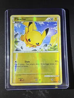 Pikachu Reverse Holo (61/90) LP Pokemon Card - Image 1