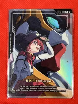 Gundam TCG Custom EX Resource Foil Card – Original Back – MACHU (GQ) - Image 1