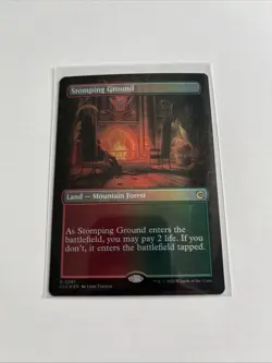 Stomping Ground (Borderless) Ravnica: Clue Edition Foil MTG a32 - Image 1