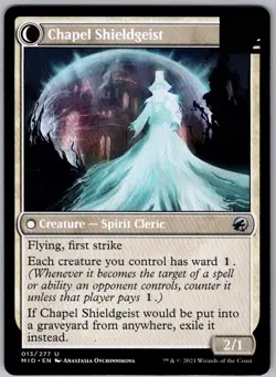 Chaplain of Alms 13 Uncommon Innistrad: Midnight Hunt Magic: The Gathering NM - Image 2