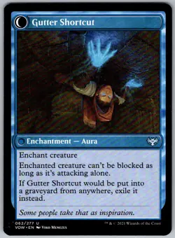 Gutter Skulker 62 Uncommon Innistrad: Crimson Vow Magic: The Gathering Near Mint - Image 2