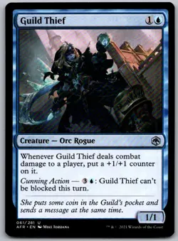Guild Thief 61 Adventures in the Forgotten Realms Magic: The Gathering NM - Image 1