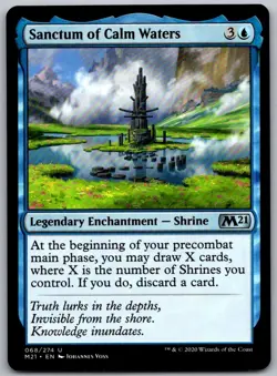 Sanctum of Calm Waters 68 Uncommon Core Set 2021 Magic: The Gathering Near Mint - Image 1