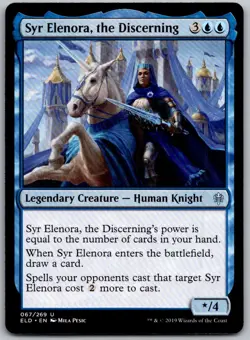 Syr Elenora, the Discerning 67 Throne of Eldraine Magic: The Gathering NM - Image 1