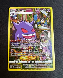 Gengar Full Art Holo Ultra Rare TG06/TG30 Lost Origin Trainer Gallery Eng - Image 1