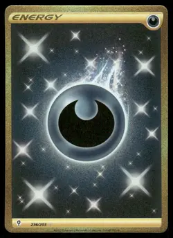 Pokemon Cards Darkness Energy 236/203 Holo Evolving Skies Secret Rare NM - Image 1
