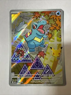Totodile 048 First Partner Pack Holo Promo Card 80 HP English 2020 - Image 1
