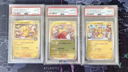 PSA 10 Set Tohoku/Hiroshima/Fukuoka’s Pikachu Special Box Promo Pokemon Japanese - Image 1