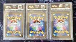 PSA 10 Set Tohoku/Hiroshima/Fukuoka’s Pikachu Special Box Promo Pokemon Japanese - Image 2