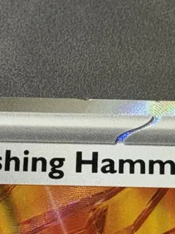 Pokemon TCG Crushing Hammer #105/087 Full Art Trainer Pitch Black Factory Ding - Image 2