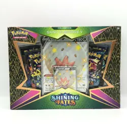Pokemon TCG Shining Fates Shiny Eldegoss V Collection Box Card Set Brand New 820650809828 - Image 1