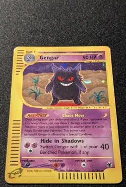 Pokemon EXPEDITION - #13/165 Gengar - Holo - ENG - SWIRL - Moderately Played- - Image 4