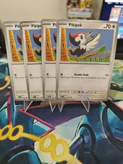 [4x playset] Pikipek 066/084 Pokemon TCG Pitch Black NM - Image 1