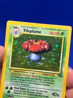 VTG 1999 Pokemon Jungle Unlimited Vileplume 15/64 Holo Rare NM -2 - Image 2
