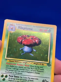 VTG 1999 Pokemon Jungle Unlimited Vileplume 15/64 Holo Rare NM -2 - Image 3