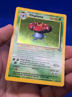 VTG 1999 Pokemon Jungle Unlimited Vileplume 15/64 Holo Rare NM -2 - Image 4