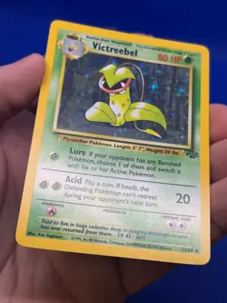 VTG 1999 Pokemon Jungle Unlimited Victreebel 14/64 Holo Rare NM -2 - Image 3