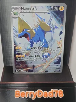 Manectric 089/084 Pitch Black Illustration Rare Pokemon TCG NM - Image 1
