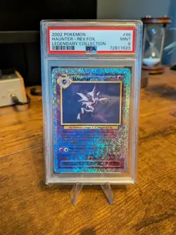 2002 Pokemon Legendary Collection #46 Haunter Holo PSA 9 - Image 1