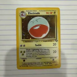 Pokemon TCG Electrode Jungle 2/64 Holo Rare Unlimited English 1999 90HP - Image 1