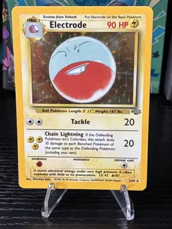 Pokemon TCG Electrode Jungle 2/64 Holo Unlimited Holo Rare - Image 3