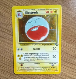 Pokemon TCG Electrode 2/64 Jungle Holo Rare Unlimited English 1999 90 HP - Image 1