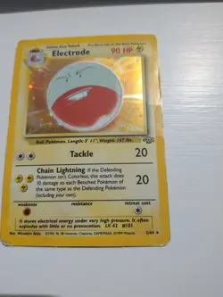 Pokemon TCG Electrode Jungle 2/64 Holo Unlimited Holo Rare - Image 1