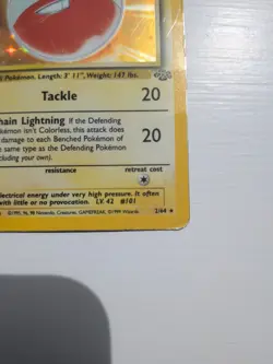 Pokemon TCG Electrode Jungle 2/64 Holo Unlimited Holo Rare - Image 4
