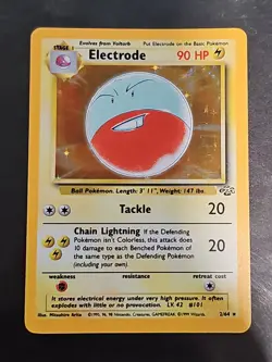 Pokemon TCG Electrode Jungle 2/64 Holo Unlimited Holo Rare - Image 1