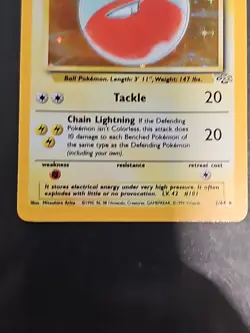 Pokemon TCG Electrode Jungle 2/64 Holo Unlimited Holo Rare - Image 2