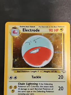 Pokemon TCG Electrode Jungle 2/64 Holo Unlimited Holo Rare - Image 4