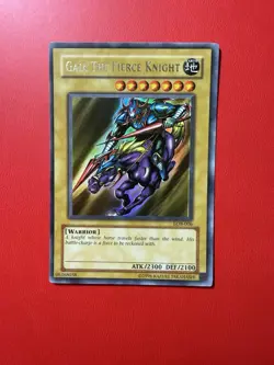 Konami Gaia The Fierce Knight LOB-006 Ultra Rare Holo Unlimited ENG 2300/2100 - Image 1