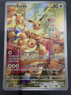 Eevee 188/167 Twilight Masquerade Illustration Rare Full Art Holo EN 2024 - Image 1
