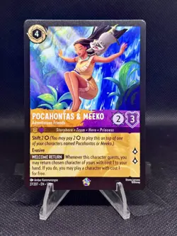 Disney Lorcana Attack Of The Vine 27/207 Pocahontas & Meeko Legendary 🥀🍯 - Image 1
