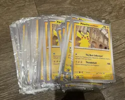 50 X Pokemon TCG Pikachu at the Museum Promo English The Best Collection - Image 1