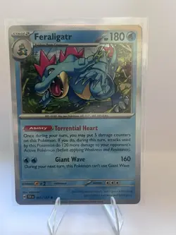 Pokemon TCG Feraligatr 041/162 Temporal Forces Holo Rare - Image 1