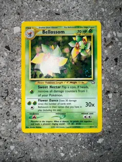 Pokemon TCG Cards Bellossom 3/111 Neo Genesis Holo Rare NM * SWIRL * - Image 3
