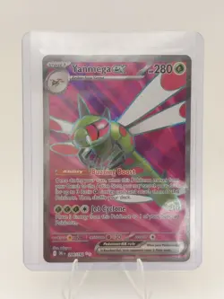 Pokemon Yanmega EX 206/182 SV10 Destined Rivals Full Art Ultra Rare Holo Card - Image 1