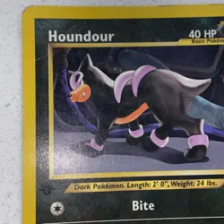 Pokemon Cards: 1st Edition Neo Discovery Uncommon: Houndour 39/75 G - Image 2