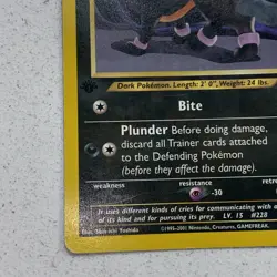 Pokemon Cards: 1st Edition Neo Discovery Uncommon: Houndour 39/75 G - Image 5