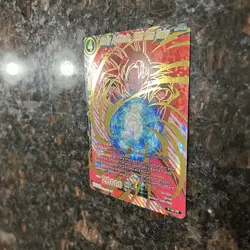 Godly Aptitude SSG Son Goku P-164 GOLD STAMP Foil Dragon Ball Super Card Game LP - Image 5