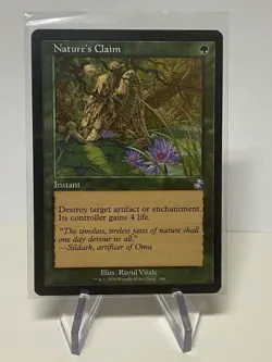 MTG Nature’s Claim TSR NM Regular Retro Frame - Image 1