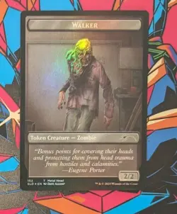 MTG *FOIL* Secret Lair Token WALKER #151 *** WALKER #152 NM - Image 2